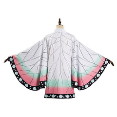 Kochou Shinobu White Buttetfly Kimono Robe Coat Only Cosplay Costume