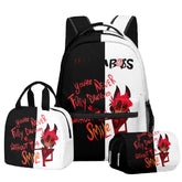 Alastor Schoolbag Travel Backpack Shoulder Bag Pencil Case Three-Pieces Set Gift for Kids Students