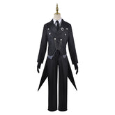 Anime Black Butler Kuroshitsuji (2024) Sebas Black Set Outfits Cosplay Costume Halloween Carnival Suit