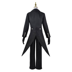 Anime Black Butler Kuroshitsuji (2024) Sebas Black Set Outfits Cosplay Costume Halloween Carnival Suit