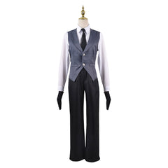 Anime Black Butler Kuroshitsuji (2024) Sebas Black Set Outfits Cosplay Costume Halloween Carnival Suit
