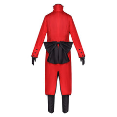 Anime Black Butler Season 4: Public School Arc (2024) Ronald Knox Red Jacket Set Outfits Cosplay Costume Halloween Carnival Suit