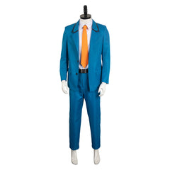 Anime Boukyaku Battery 2024  Kiyomine Haruka Blue Uniform Set Outfits Cosplay Costume Halloween Carnival Suit