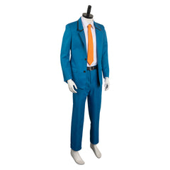 Anime Boukyaku Battery 2024  Kiyomine Haruka Blue Uniform Set Outfits Cosplay Costume Halloween Carnival Suit