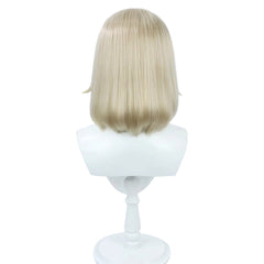Anime Delicious In Dungeon 2023 Falin White Short Hair Cosplay Wig Halloween Carnival Props
