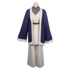 Anime Delicious in Dungeon Falin Purple Coat Outfits Cosplay Costume Halloween Carnival Suit