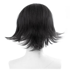 Anime Edogawa Rampo Black Cosplay Wig Heat Resistant Synthetic Hair Carnival Halloween Party Props