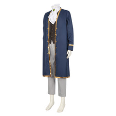 Anime Frieren: Beyond Journey's End 2023 Lugner Blue Set Cosplay Costume Outfits Halloween Carnival Suit