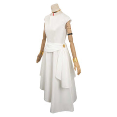 Anime Frieren:Beyond Journey's End 2023 Flamme White Dress Set Flamme Cosplay Costume Halloween Carnival Suit