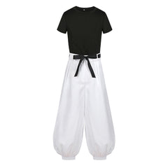 Anime Fushiguro Toji Black Set Outfits Cosplay Costume Halloween Carnival Suit