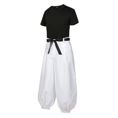 Anime Fushiguro Toji Black Set Outfits Cosplay Costume Halloween Carnival Suit