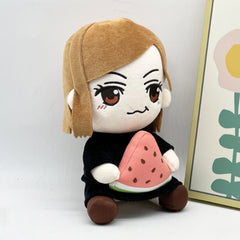 Anime Kugisaki Nobara Cosplay Plush Toys Cartoon Soft Stuffed Dolls Mascot Birthday Xmas Gift