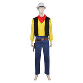 Anime Lucky Luke Yellow Set Outfits Cosplay Costume Halloween Suit