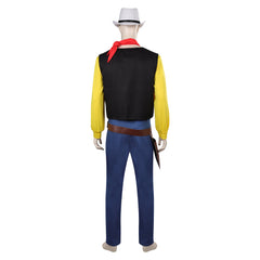 Anime Lucky Luke Yellow Set Outfits Cosplay Costume Halloween Suit
