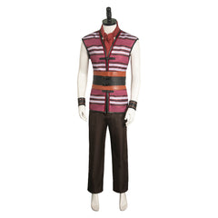 Anime One Piece 2023 Buggy Red Striped Outfits Cosplay Costume Halloween Carnival Suit