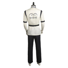 Anime One Piece 2023 Navy White Set Outfits Cosplay Costume Halloween Carnival Suit