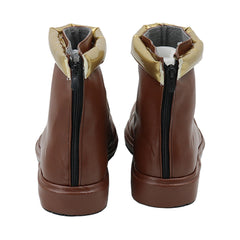 Anime One Piece Buggy Brown Shoes Boots Cosplay Accessories Halloween Carnival Props