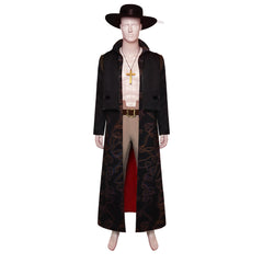 Anime One Piece Dracule Mihawk Black Set Cosplay Costume Outfits Halloween Carnival Suit