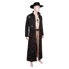 Anime One Piece Dracule Mihawk Black Set Cosplay Costume Outfits Halloween Carnival Suit
