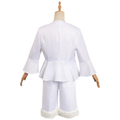 Anime One Piece Nika Sun God Luffy White Outfits Cosplay Costume Suit