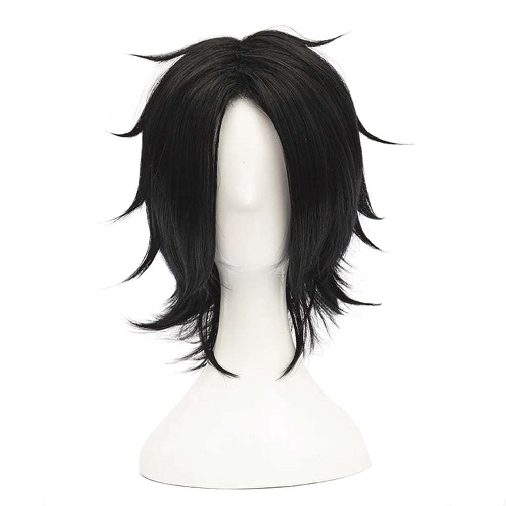 Anime One Piece Portgas·D· Ace Black Wig Cosplay Accessories Halloween Carnival Props