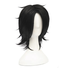 Anime One Piece Portgas·D· Ace Black Wig Cosplay Accessories Halloween Carnival Props