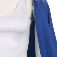 Anime One Piece Trafalgar Law Blue Cloak Set Outfits Cosplay Costume Halloween Carnival Suit