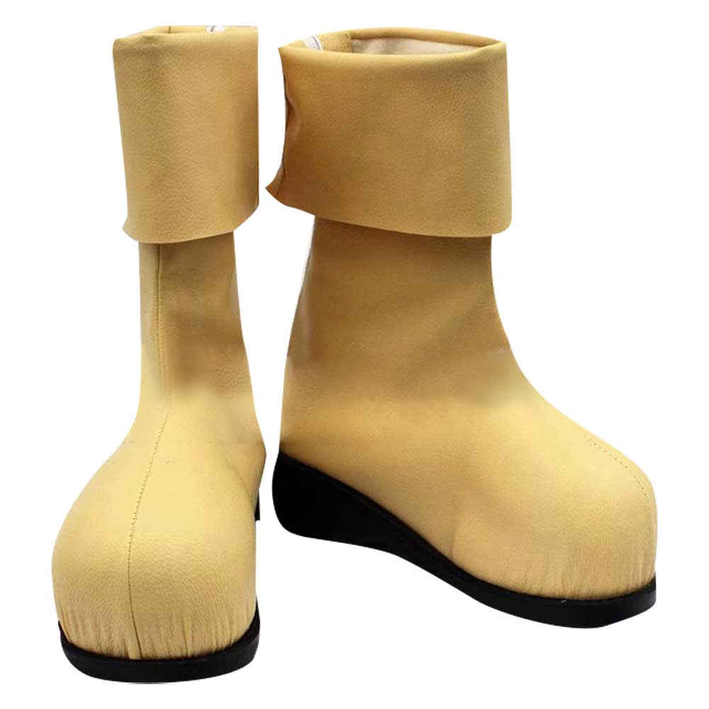 Anime One Piece Usopp Yellow Cosplay Shoes Boots Halloween Carnival Suit