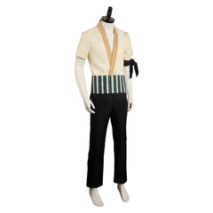 Anime One Piece Zoro White Set Outfits Cosplay Costume Suit