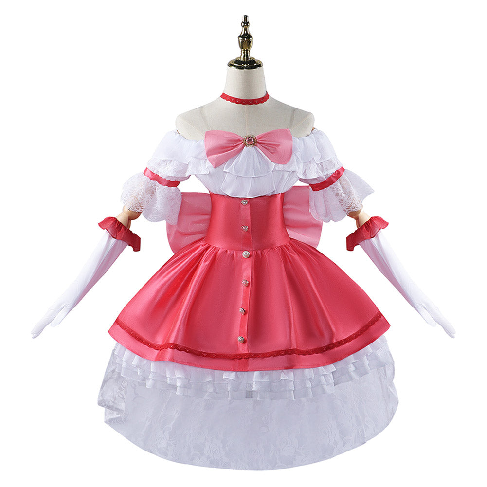 Anime Puella Magi Madoka Magica Kaname Madoka Pink Lolita Dress Outfits Cosplay Costume Halloween Carnival Suit