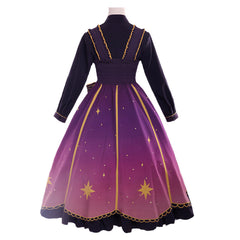 Anime Puella Magi Madoka Magica Kaname Madoka Purple Starlight Dress Outfits Cosplay Costume Halloween Carnival Suit