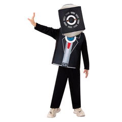 Anime Skibidi Toilet Peaker Man Black Set Outfits Cosplay Costume Suit