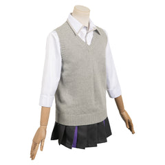 Anime Whisper Me a Love Song 2024 Asanagi Yori Gray Vest Set Outfits Cosplay Costume Halloween Carnival Suit
