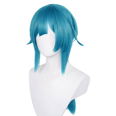 Arcane: League of Legends Jinx Powder Blue Cosplay Wig Heat Resistant Synthetic Hair Carnival Halloween Party Props