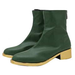 Jolyne Cujoh Green Shoes Boots Cosplay Halloween Accessories Carnival Props