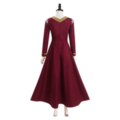 TV House Of The Dragon Rhaenyra Targaryen Red Dress Cosplay Costume Outfits Halloween Carnival Suit