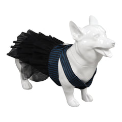 The Addams Family Wednesday Pet Clothing Cosplay Costume Outfits Halloween Carnival Party Suit