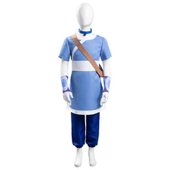 Kids Children Avatar: The Last Airbender Katara Blue Cosplay Costume Halloween Carnival Suit