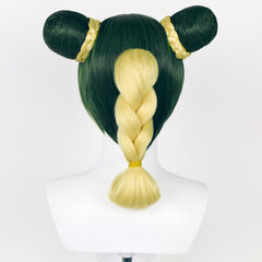 Jolyne Cujoh Yellow Cosplay Wig Carnival Halloween Props