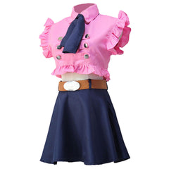 Elizabeth Liones Cosplay Costume Dress Outfits Halloween Carnival Suit