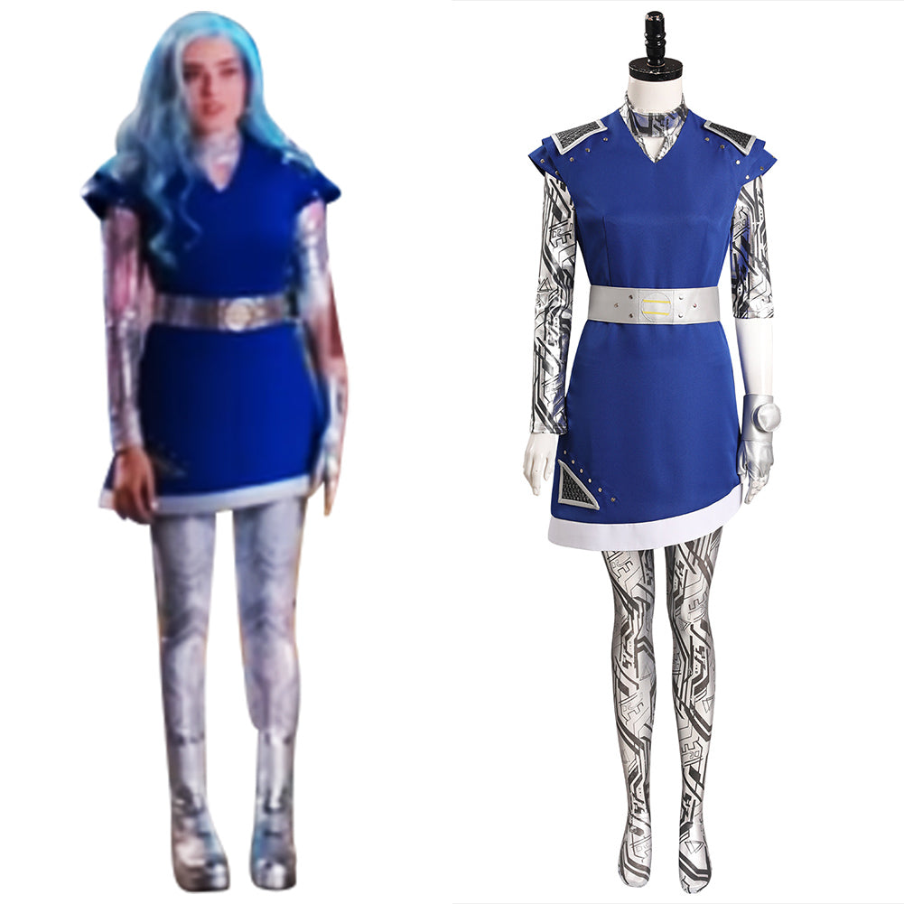 Movie Zombies 3 Addison Alien Cosplay Costume Top Skirt Outfits Hallow Coshduk 1588