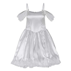 Movie Corpse Bride Emily White Dress Outfits Cosplay Costume Halloween Carnival Suit