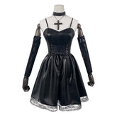 Misa Amane Black Dress Outfits Cosplay Costume Halloween Carnival Suit