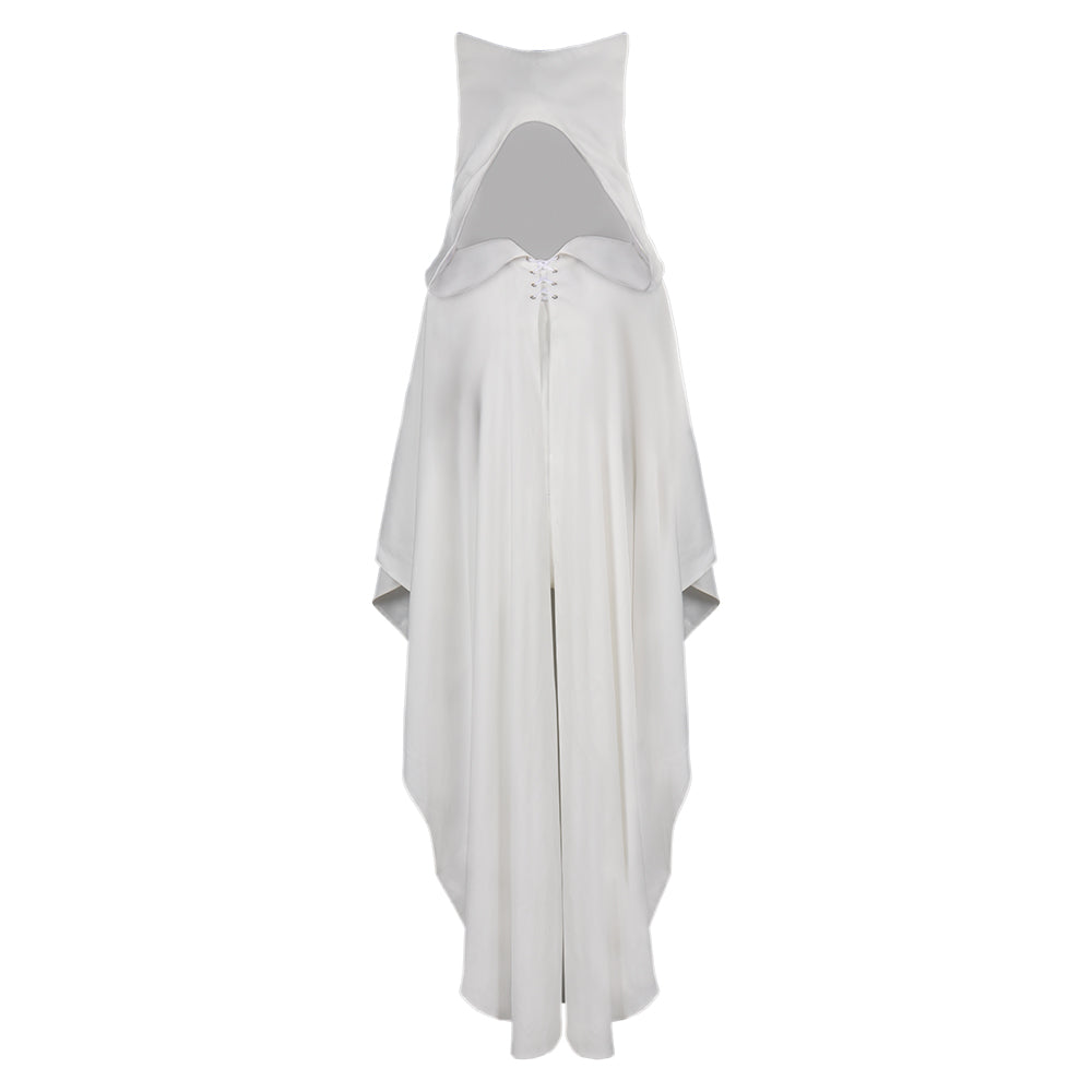 Movie Star Wars The Mandalorian Ahsoka White Cape Outfits Cosplay Costume Suit