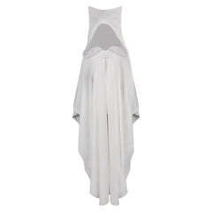 Movie Star Wars The Mandalorian Ahsoka White Cape Outfits Cosplay Costume Suit