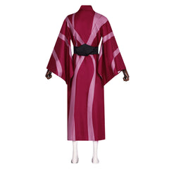 Anime Uzui Tengen Pink Bathrobe Outfits Cosplay Costume Suit