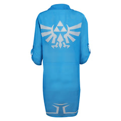 The Legend of Zelda Cosplay Costume Beach Shirt Blouse Swimsuit Kimono Bohemian Floral Print Loose Casual Top  Outfits Halloween Carnival Suit