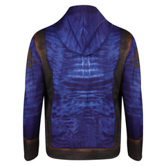 Guardians of the Galaxy Vol. 3 Drax Hoodie Cosplay Costume Outfits Halloween Carnival Party Disguise Suit