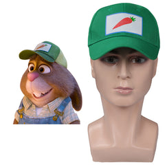 Zootopia+ Stu Hopps Cosplay Hat Cap Costume Costume Accessories Prop Gifts