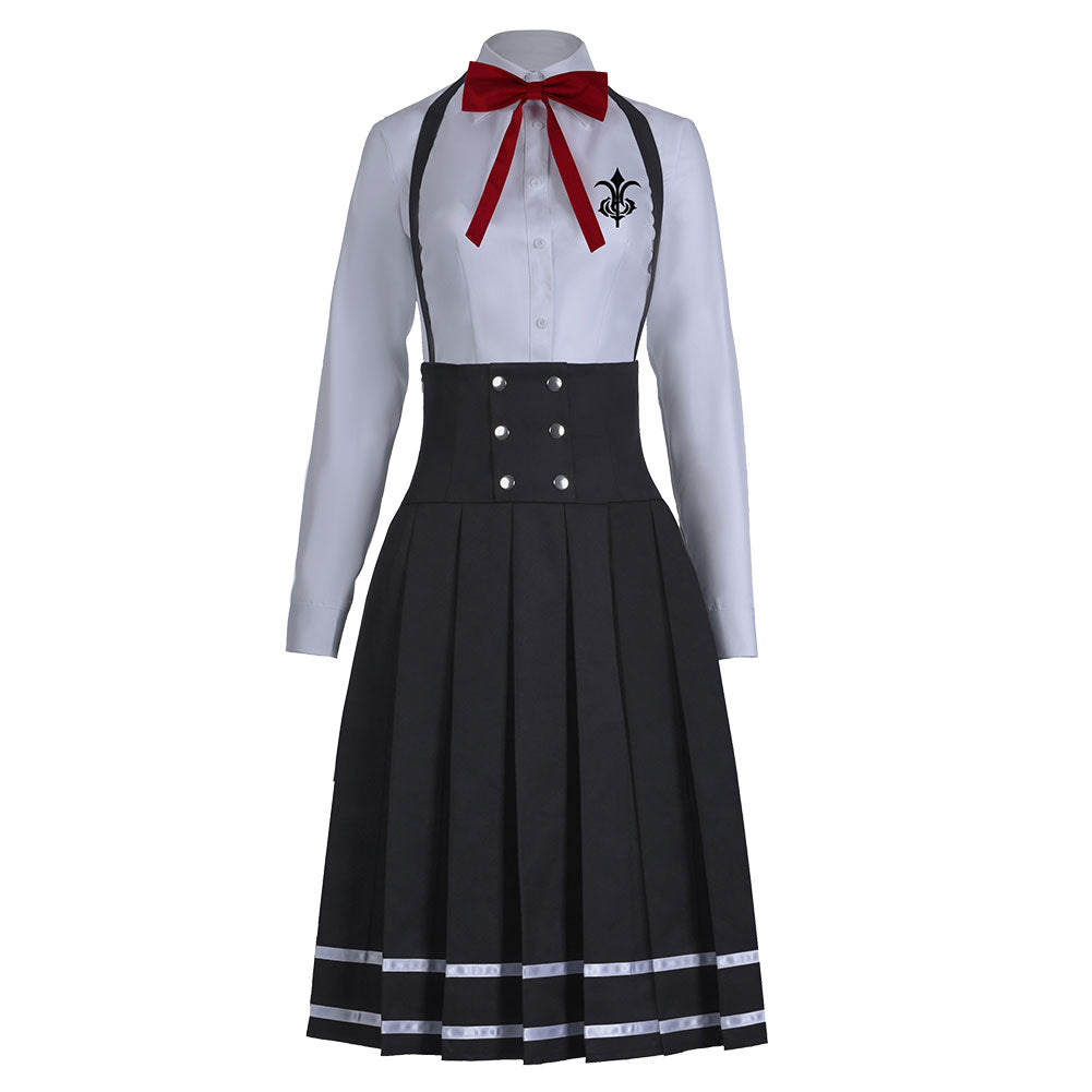 Game Danganronpa V3 Halloween Carnival Costume Shirogane Tsumugi JK Uniform Dress Outfit Cosplay Costume